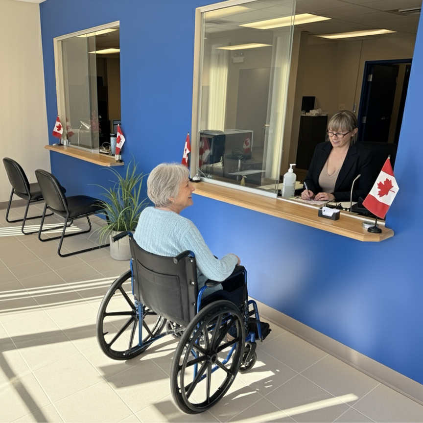 Illustration representing disability support